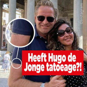 ZIEN: Heeft Hugo de Jonge een tattoo laten zetten?
