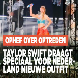 Ophef over optreden: Taylor Swift draagt speciaal voor Nederland nieuwe outfit