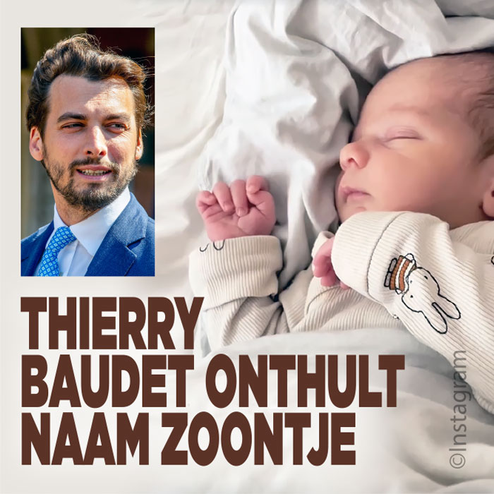 Thierry onthult naam zoontje