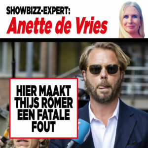 Showbizz-expert Anette de Vries: ‘Hier maakt Thijs Römer een fatale fout’