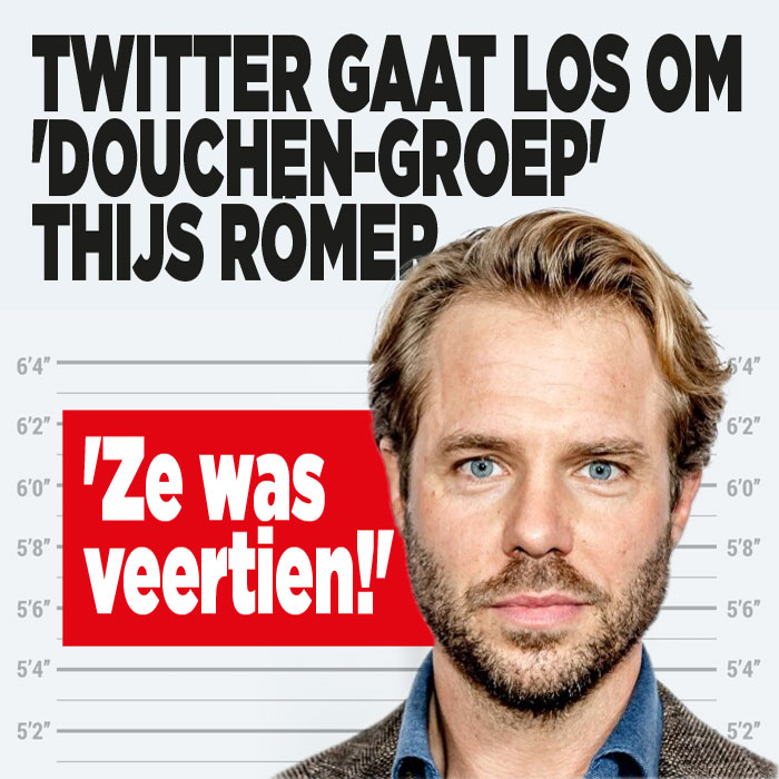 Twitter gaat los op douchen app van Thijs