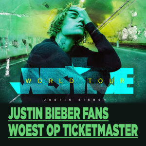 Justin Bieber fans woest op Ticketmaster