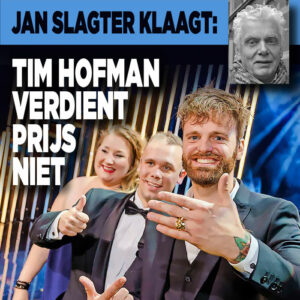Jan Slagter vindt Televizier-winst Tim Hofman onterecht