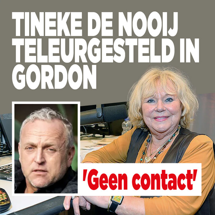 Tineke de Nooij teleurgesteld in Gordon: &#8216;Geen contact&#8217;