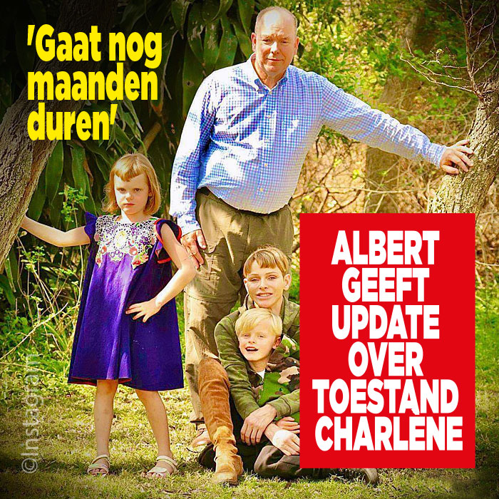 Albert geeft update over status Charlene