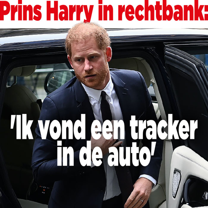 Prins Harry in rechtbank: &#8216;Ik vond een tracker in de auto&#8217;