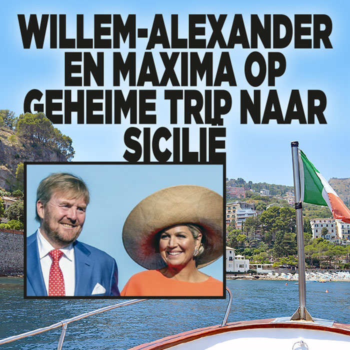 Willem-Alexander en Máxima op geheime trip naar Sicilië