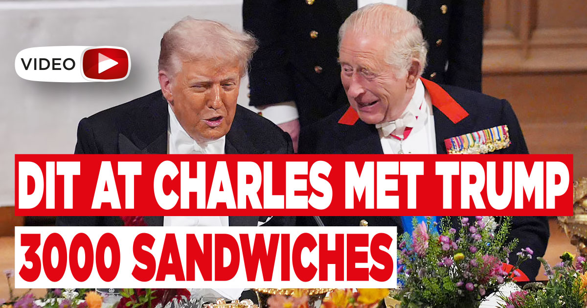 3000 sandwiches geserveerd bij bezoek Charles