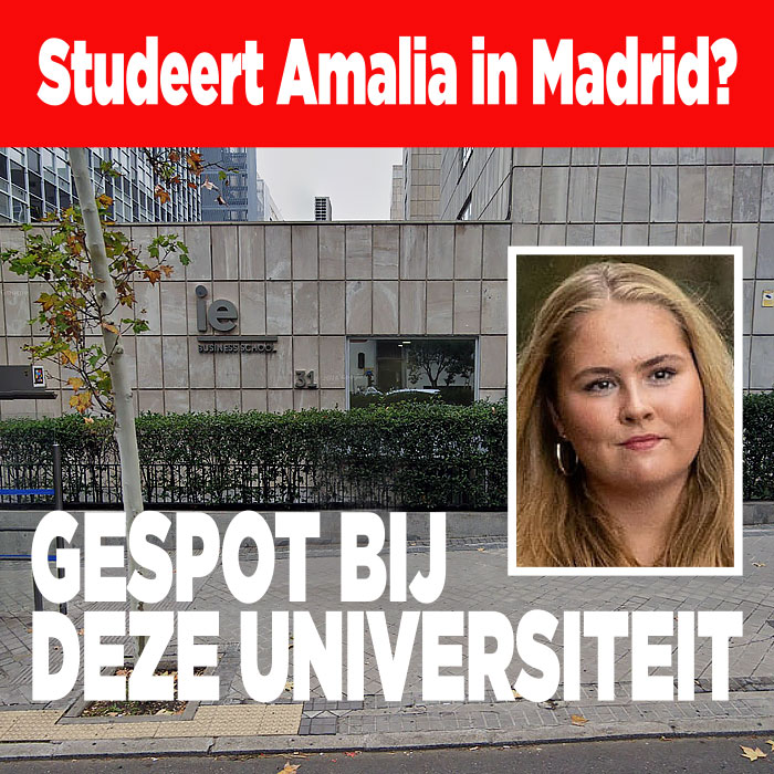 Amalia woont en studeert in Madrid