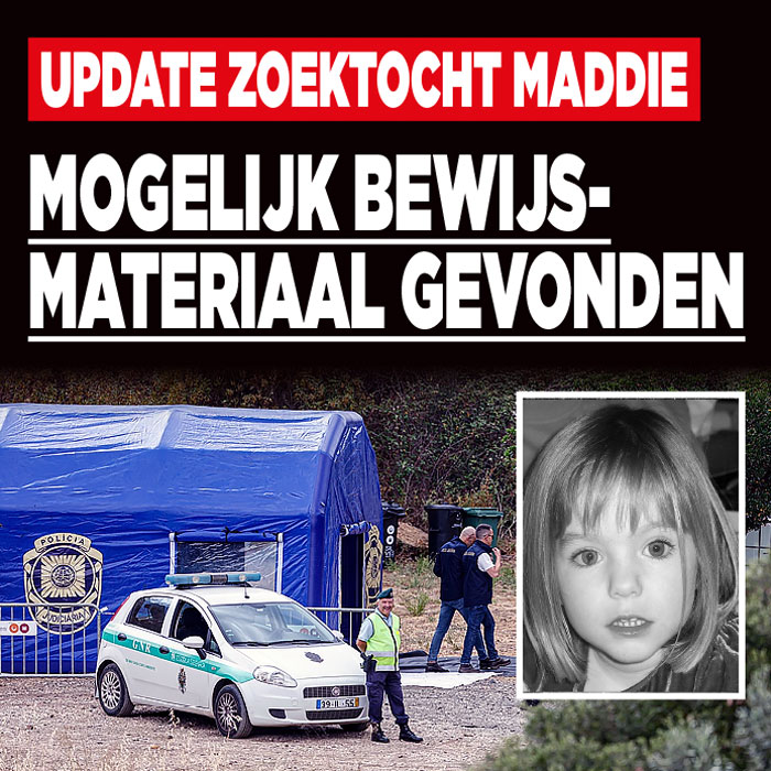 Update zoektocht Maddie McCann: mogelijk bewijsmateriaal gevonden