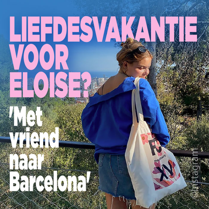 Eloise met vriend in Barcelona