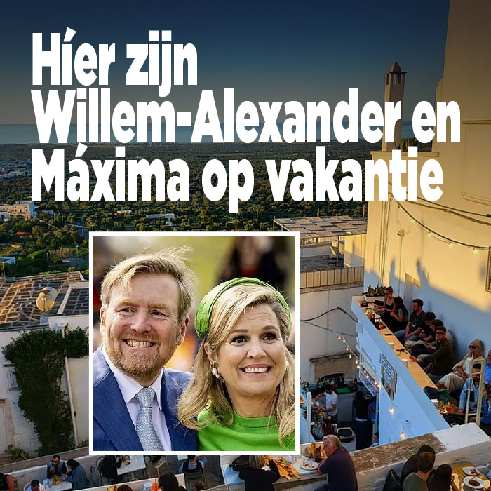 Hier zijn Maxima en Willem-Alexander op vakantie