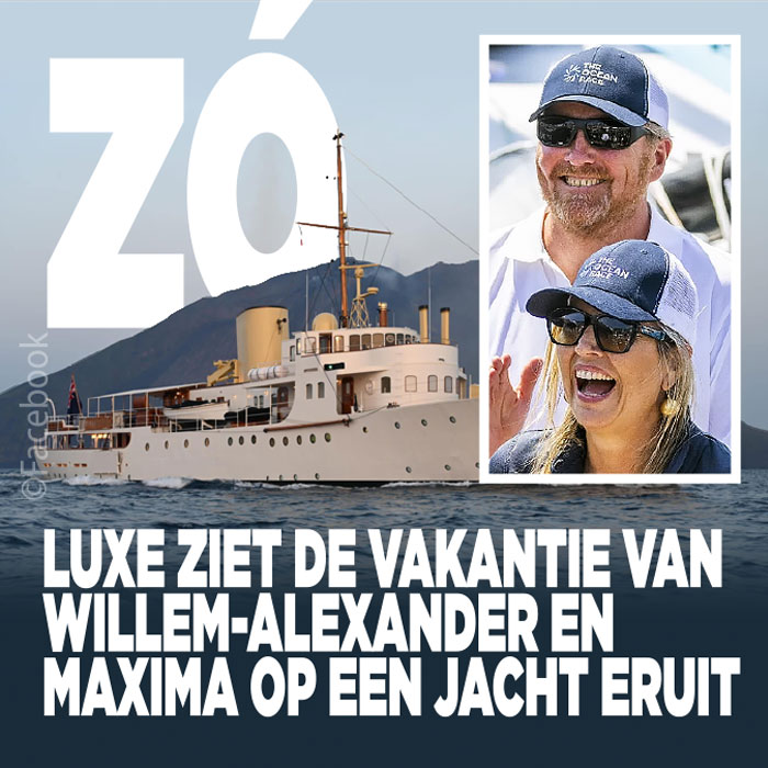 La vacanza in yacht di Willem-Alexander e Maxima è quanto sia lussuosa