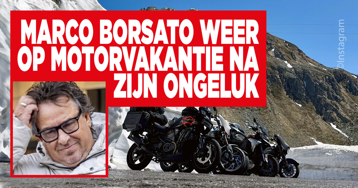 Marco weer op de motor gestapt