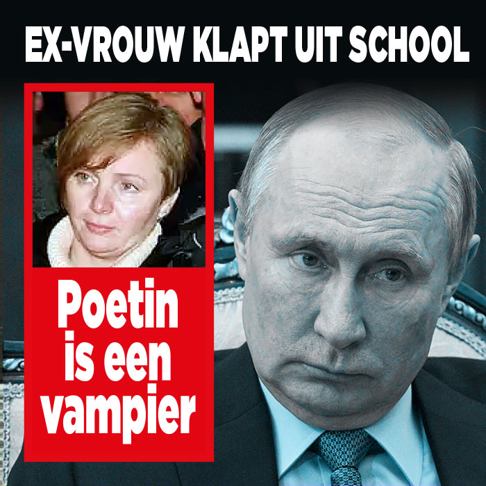 Ex-vrouw klapt uit de school: &#8216;Poetin is een vampier&#8217;