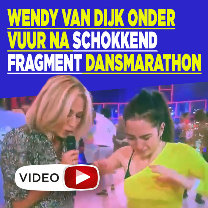 Wendy van Dijk onder vuur na schokkend fragment Dansmarathon