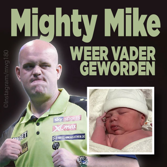 Michael van Gerwen opnieuw vader!