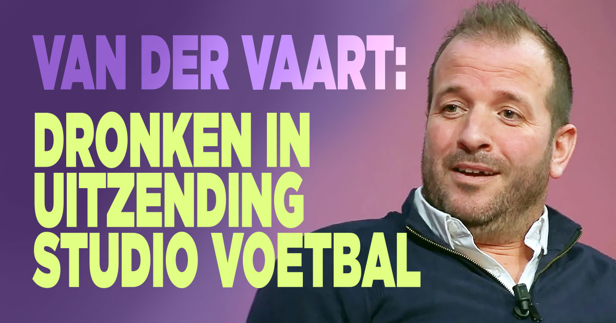 Van der Vaart straalbezopen in uitzending