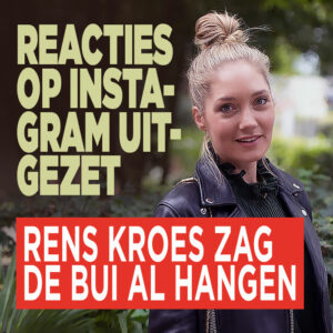 Rens Kroes zag de bui al hangen: reacties op Instagram uitgezet