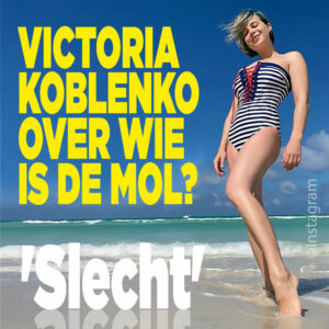 Victoria Koblenko: ‘Erg slechte sfeer bij Wie is de Mol?’
