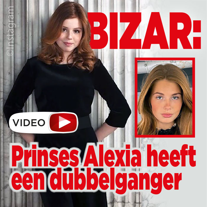 VIDEO: Prinses Alexia heeft een dubbelganger