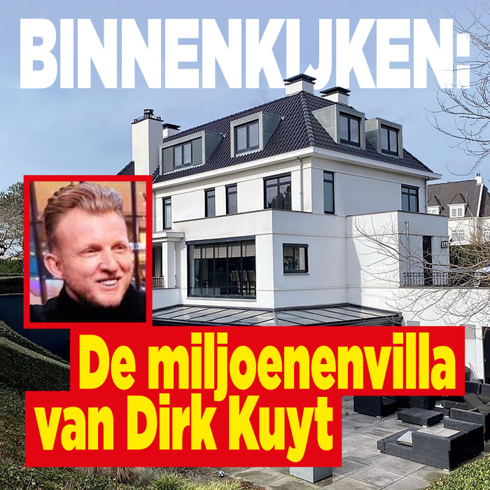 ZIEN: Binnenkijken in de gigantische villa van Dirk Kuyt