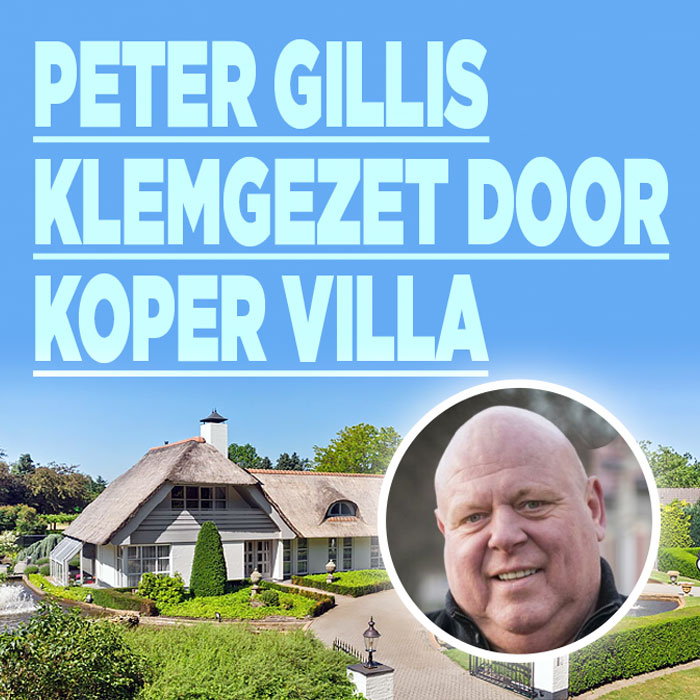 Peter Gillis vastgezet door koper villa
