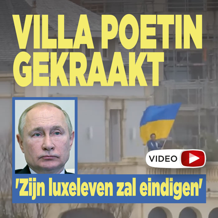 Villa Poetin gekraakt
