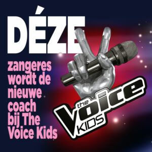 Déze zangeres wordt de nieuwe coach bij The Voice Kids