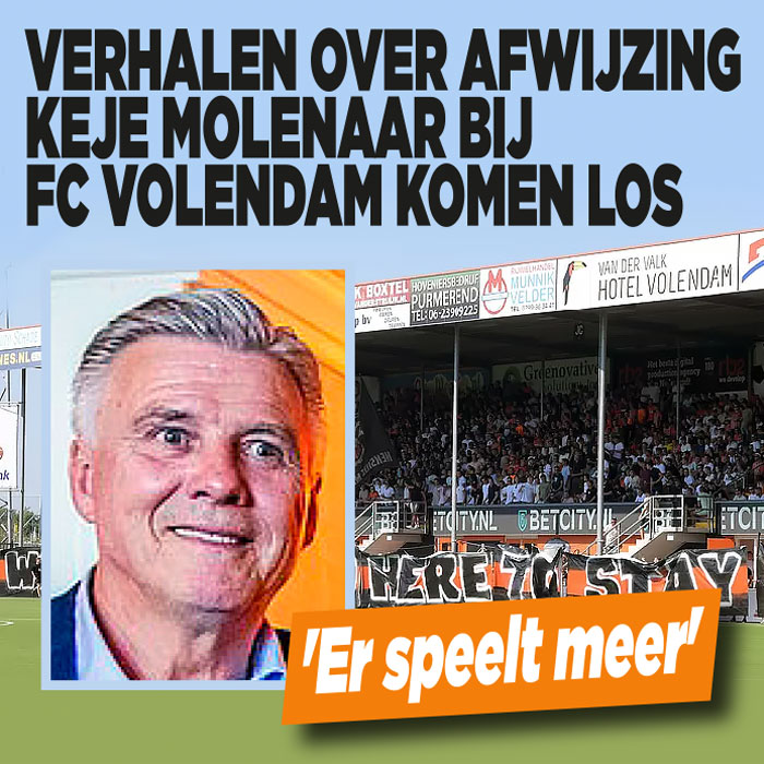 Verhalen over afwijzing Keje Molenaar bij FC Volendam komen los: &#8216;Er speelt meer&#8217;