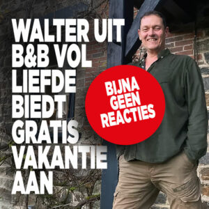 Walter uit B&amp;B Vol Liefde biedt gratis vakantie aan: &#8216;Bijna geen reacties&#8217;
