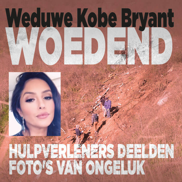 Weduwe Kobe Bryant woedend over gedeelde crashfoto&#8217;s
