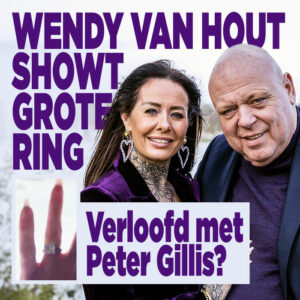 Wendy van Hout showt grote ring: verloofd met Peter Gillis?