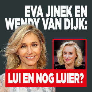 Eva Jinek en Wendy van Dijk: lui en nog luier?