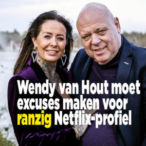 Wendy van Hout moet excuses maken voor ranzig Netflix-profiel
