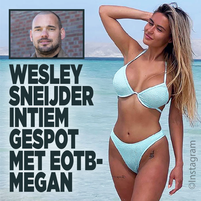 Wesley aan het stappen met Megan