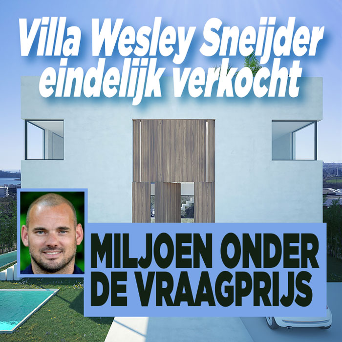 Villa Wesley Sneijder eindelijk verkocht: miljoen onder de vraagprijs