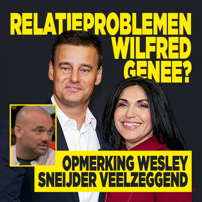 Relatieproblemen Wilfred Genee? &#8216;Opmerking Wesley Sneijder veelzeggend&#8217;
