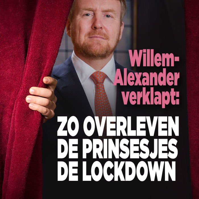 Willem-Alexander onthult: ZO komen de prinsesjes de lockdown door