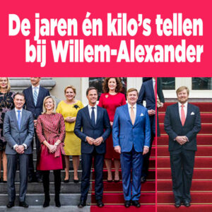 De jaren én kilo&#8217;s tellen bij Willem-Alexander
