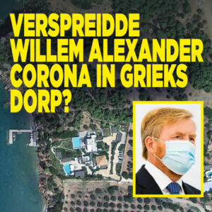 Verspreidde Willem-Alexander corona in Grieks dorp?