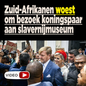 Zuid-Afrikanen woest om bezoek koningspaar aan slavernijmuseum