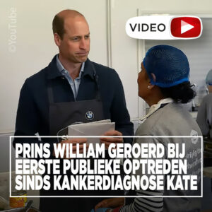 Prins William geroerd bij eerste publieke optreden sinds kankerdiagnose Kate