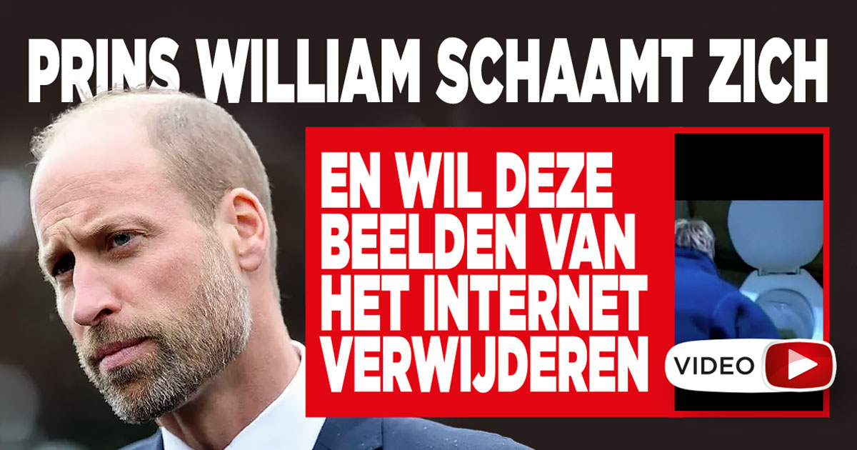 William kan deze beelden niet meer zien