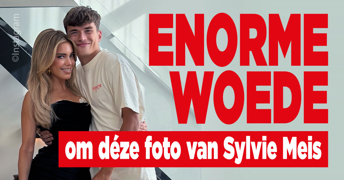 Enorme woede om bewerkte foto Sylvie