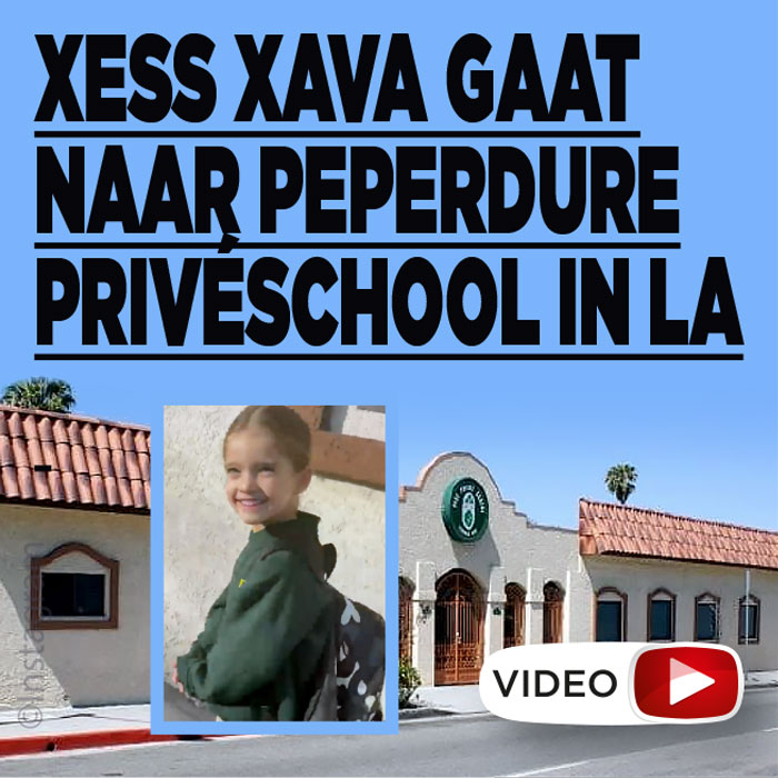 Xess Xava naar peperdure privéschool