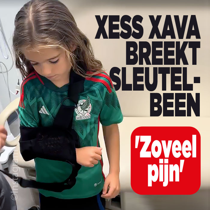 Xess Xava breekt sleutelbeen op voetbalveld: &#8216;Zoveel pijn&#8217;