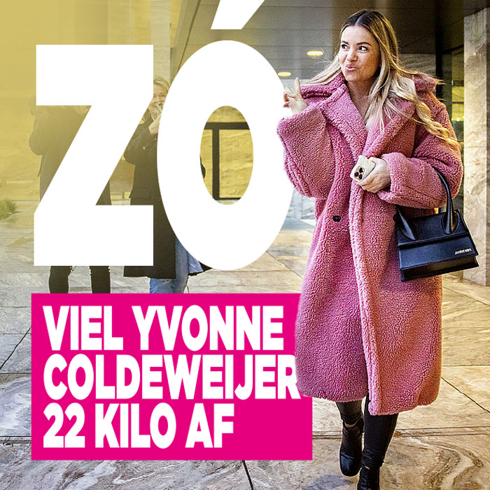 Zó viel Yvonne Coldeweijer 22 kilo af