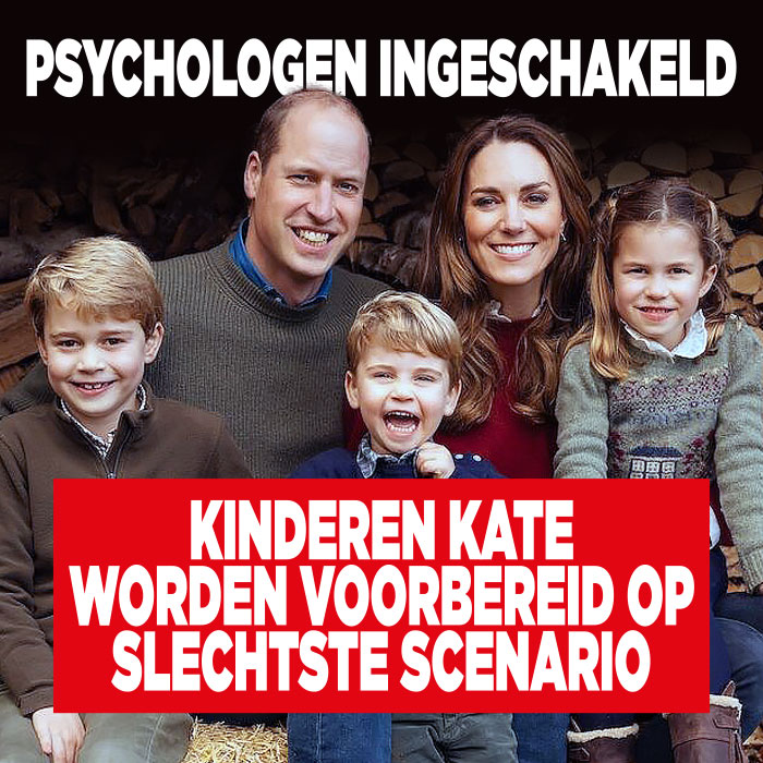 Kinderen Kate worden voorbereid op slechtste scenario: &#8216;Psychologen ingeschakeld&#8217;