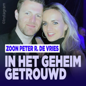 Zoon Peter R. de Vries in het geheim getrouwd